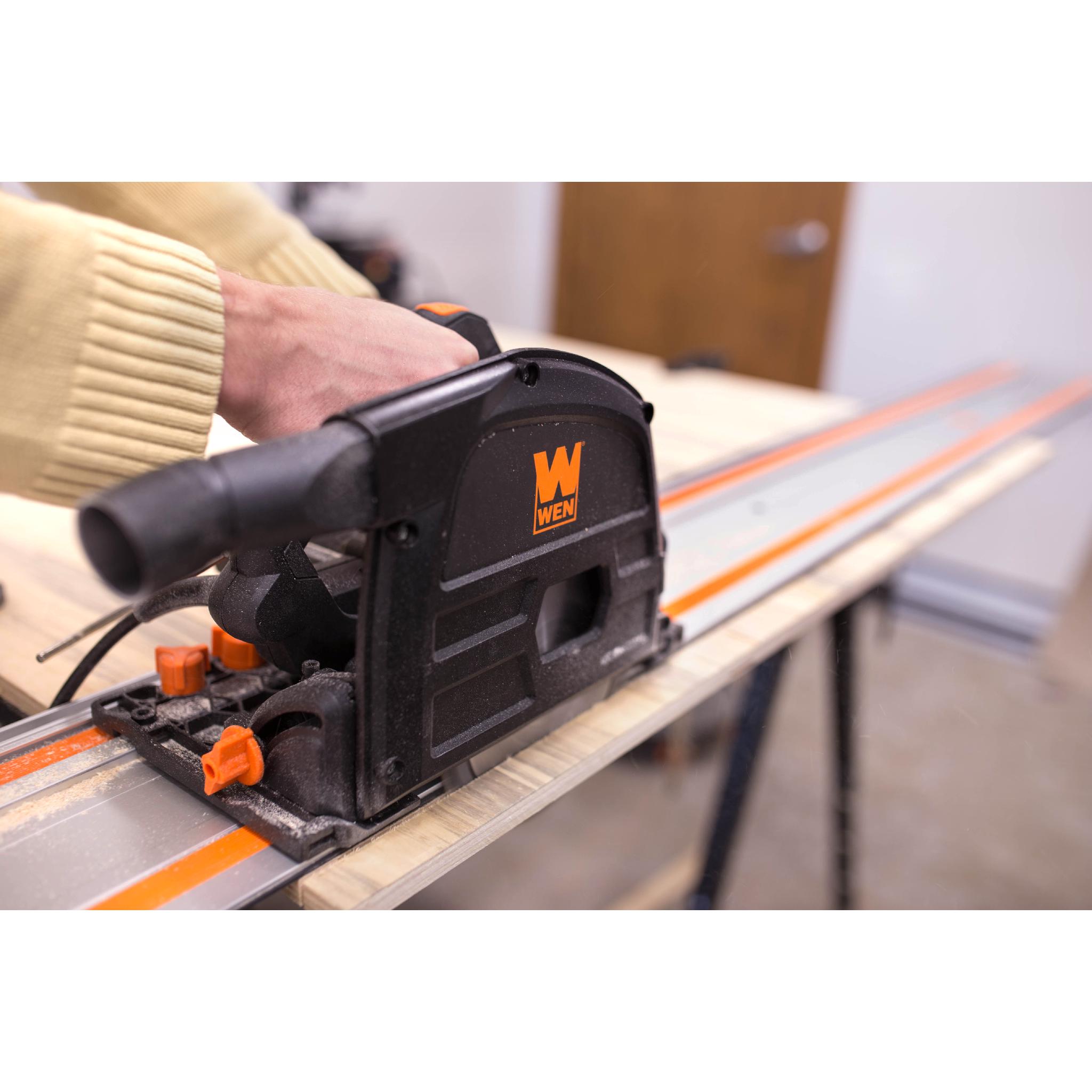 WEN 10-Amp 6.5-Inch Plunge Cut Sidewinder Track Saw photo 8