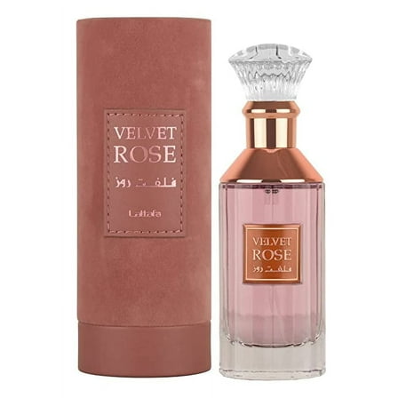 Lattafa Velvet Rose Eau de Parfum, 3.4 oz