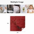 thumbnail image 4 of Red Marble Texture Cloth Napkins, Vintage Minimalism Abstract Ombre Art Washable and Reusable Dinner Napkins Set of 4, Table Napkin for Kitchen Party Birthday Wedding Hotel Housewarming 20"x20", 4 of 8
