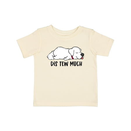 

Inktastic Napping Dis Tew Much Great Pyrenees Gift Baby Boy or Baby Girl T-Shirt