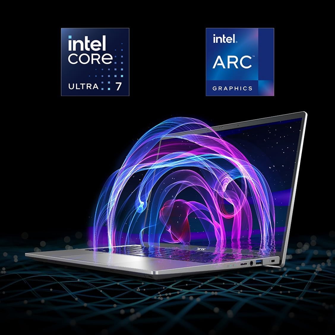 Acer Swift Go 14 Intel Evo Thin & Light Laptop, 14" 1920 x 1200 Touch Display, Intel Core Ultra 7 155H 16GB RAM 1TB SSD, Unlock AI Experiences