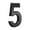 F, variant on B Modern Self-Adhesive House Numbers, 3D Metal Address Sign For Mailbox And Door, Easy Install For Indoor And Outdoor Use, 3.94X1.57X0.39In 0.22Lb