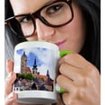 thumbnail image 2 of 3drose, Krems Along the Danube River, Wachau, Austria - Eu03 Mgl0045 - Miva Stock, 11oz Two-tone Green Mug, 2 of 6