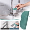 thumbnail image 1 of Stainless Steel Cleaner - Rubber Layer Remover for Metal Kitchen Sink Tap Cookware Pots, Limescale Rust Scratch Dirt Eraser, Green, JKODE, 1 of 9