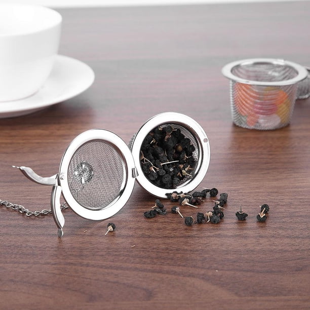 Bola De Té De Malla Filtro infusor colador de café de bola de té de malla de cubo de acero inoxidable (4,5 cm)