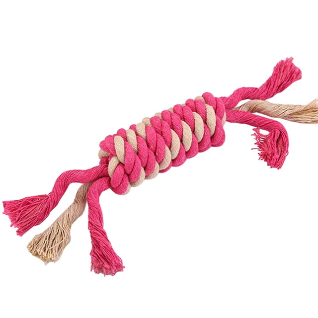 Pet Rope Toy Tough Candy Shape Cotton Rope Dog Chew Rope Puppy Rope for Teething