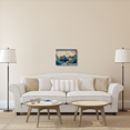 thumbnail image 2 of Global Gallery's 'Mount Fuji seen through the waves at Manazato no hama' by Ando Hiroshige Stretched Canvas Wall Art, 2 of 4