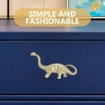thumbnail image 3 of WHAMVOX Dinosaur Dresser Knobs Dinosaur Copper Handle Child 5.50X3.00X2.60CM Golden, 3 of 8