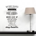 thumbnail image 4 of Coofit Wall Sticker Waterproof Inspirational Word Hard Wall Quote Decal Decor Sticker, 4 of 6