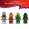 thumbnail image 6 of LEGO NINJAGO Rontu the Master Dragon Building Toy - Dragons Rising Model Building Kit for Boys & Girls, Ages 7+ - Kids Toy W/ 4 Ninja Minifigures & Dragon Figurine - Gift Idea for Birthdays - 71842, 6 of 7