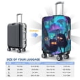 thumbnail image 4 of Hirioo Cute Fuzzy Fantasy Creatures for Elasticity Suitcase Cover (No luggage Included) Durable Luggage Protector Fits 18-32 Inch Luggage-Medium, 4 of 7