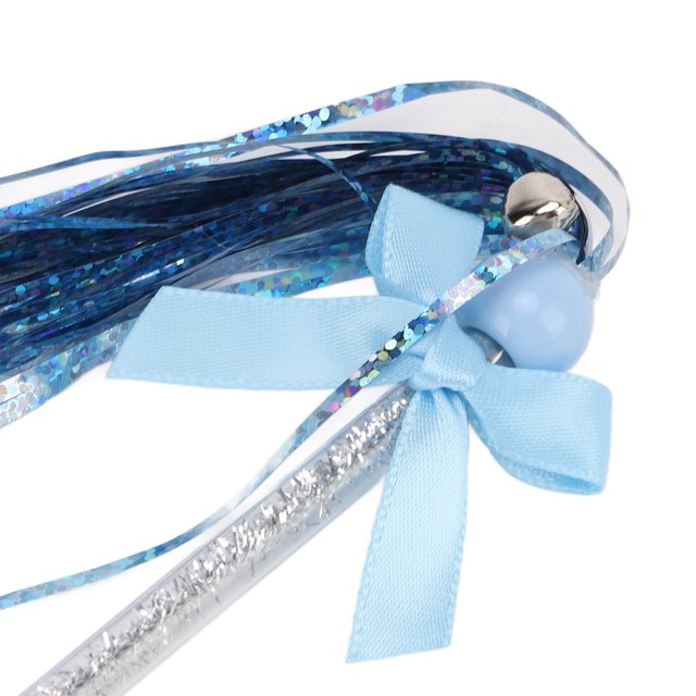 Divertido palo para gato, interacción de entrenamiento, divertido artefacto para gato, varita de plumas, divertido juguete para gato, papel de anillo azul
