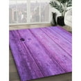 thumbnail image 2 of Ahgly Company Indoor Rectangle Patterned Heliotrope Purple Area Rugs, 5' x 7', 2 of 6