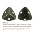 thumbnail image 4 of Unique Bargains 24 Pack Metal Corner Protectors 1.18"x0.79" Corner Decorative, Bronze, 4 of 5
