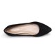 thumbnail image 3 of Zapatos DREAM PAIRS Flats de Gamuza Negra con Punta en Forma de Dedo, Talla 8, 3 of 6