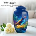 thumbnail image 5 of Puffin Memorial Cremation Urns For Human Ashes For Man, Blue Urn For Adult Male, Small Keepsake Urn For Mom, Decorative Urns For Human Ashes Adult Woman, 1 Large & 4 Mini (10&3 Inch), 5 of 7