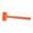 1.5LB, variant on YIEMEEN Shock Absorbing Rubber Hammer In Bright Orange For Precise Striking Tasks