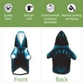 thumbnail image 6 of Haiem Open-Mouthed Shark for Winter Dog Hoodie Sweatshirts with Pockets Warm Dog Clothes for Small Dogs Chihuahua-XX-Large, 6 of 7