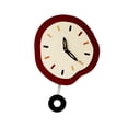 thumbnail image 4 of Reloj de pared decorativo Strade Fareast Limited Movimiento silencioso 48cm x 35cm, 4 of 8
