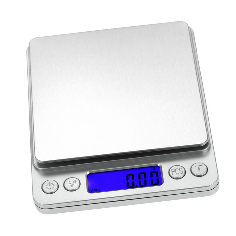 Htovila 500/0.01g Accurate Kitchen Scale High- Jewelry Scale Mini Food  Scale Electric Kitchen Scale with Two Trays Kitchen Baking Scale Pocket  Scale