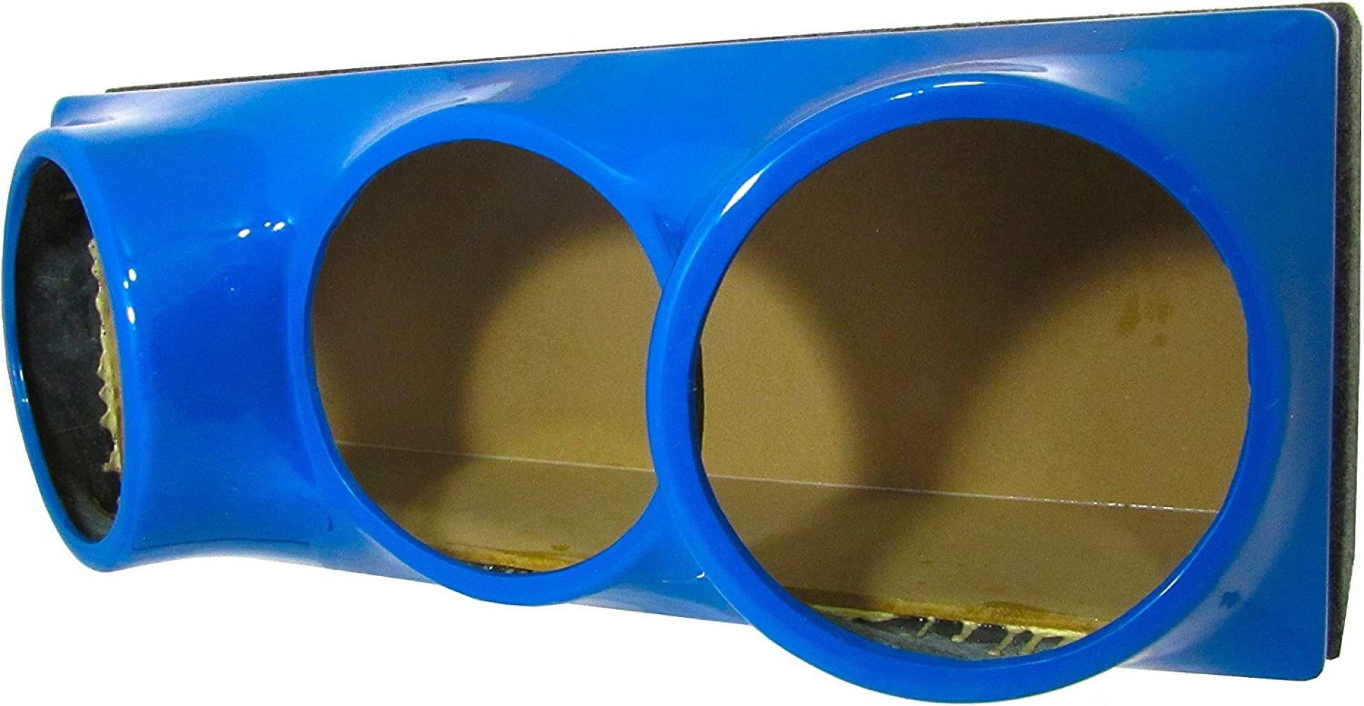 FibroPRO Single 10 Sealed Subwoofer Speaker Box Enclosure with Fiberglass Face Plate White 