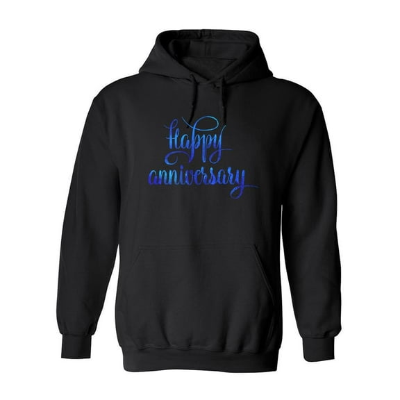 Happy Anniversary! Hoodie Men -Image by Shutterstock, Male Large