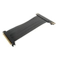 thumbnail image 1 of Flexible GPU Riser Cable, PCIE 4.0 X16 Riser Cable, High Speed Flexible Extender Card Extension Port 90 Degree GPU Extension Cable for RTX 4090, 1 of 8