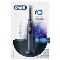 Oral-B iO Series 8 Electric Toothbrush with 3 Brush Heads, Black Onyx, for Adults & Children 3 