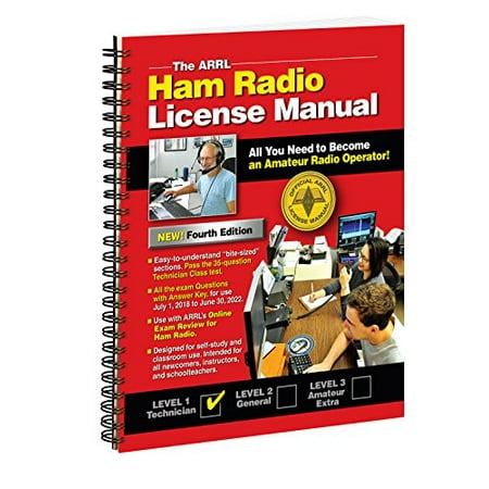 The ARRL Ham Radio License Manual Spiral (Best Spiral Ham Brands)
