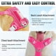 thumbnail image 3 of Arnés para Perro BARKBAY Sin Tirones Reflectante con Clip Frontal y Mango Rosa L, 3 of 5