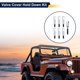 thumbnail image 2 of Kit de sujeción de tapa de válvula para Jeep CJ5 1965-1983 tono plateado metal 7Pcs, 2 of 6