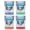 Multicolor (4-Pack), variant on Angel Fire New Mexico Design B Souvenir 2 oz Square Shot Glass Blue