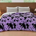 thumbnail image 4 of PMONPA Cow Heated Electric Blanket for Adult, Flannel & Sherpa Heating Blanket with 10 Heat Levels, 1/2/4/8 Hours Auto-Off, 51"x 61", Cow Print Purple, 4 of 10