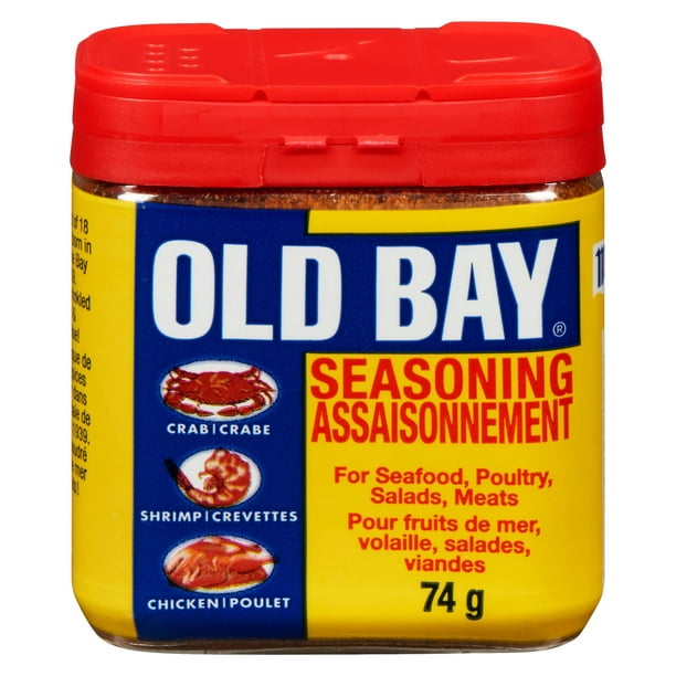 Old Bay, Assaisonnement pour salades de volaille de fruits de mer Viandes, mélange original, boîte en plastique. 74 g