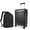 Black, variant on Suitcase Set 4 Piece Luggage Set Carry On Travel Luggage TSA Lock Spinner Wheels Hardshell Lightweight Luggage Set
