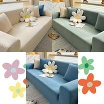 Stretch Sofa Cover - Oversized Elastic Knitted Fabric Furniture Protector, Non-Slip Pet-Friendly Sofa Cover for Couches 35-118 Inches (Beige, Green, Blue)