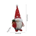 thumbnail image 2 of Gqtwoy Christmas Decorations Faceless Doll Ornament Light-Up Figurine, Unique Shape Festive Decoration, Soft Lighting Effect for Home and Party, Elegant Cloth Design, 2 of 6