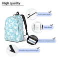 thumbnail image 5 of Daiia Cute Rabbit Vintage Canvas Backpack for Men and Women ,Hiking Backpack,Travel Laptop Bag for School,Large Capacity Backpack, 5 of 8