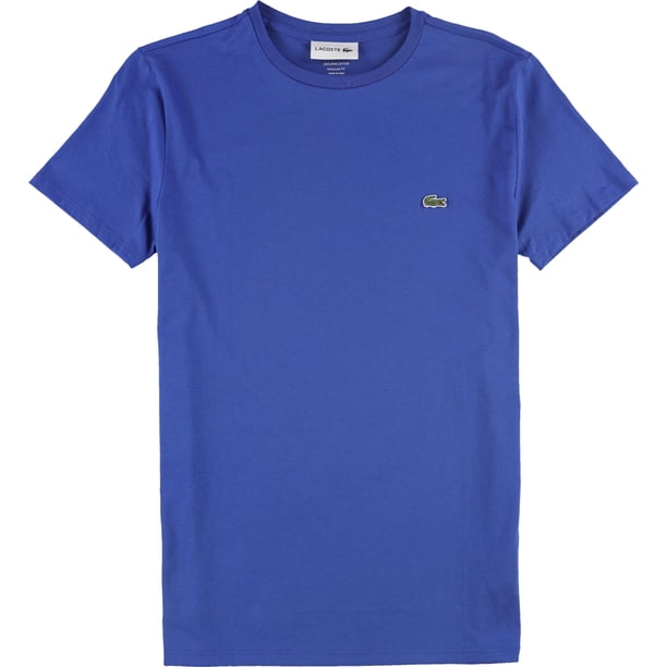 Lacoste Mens SS Basic T-Shirt, navy, S