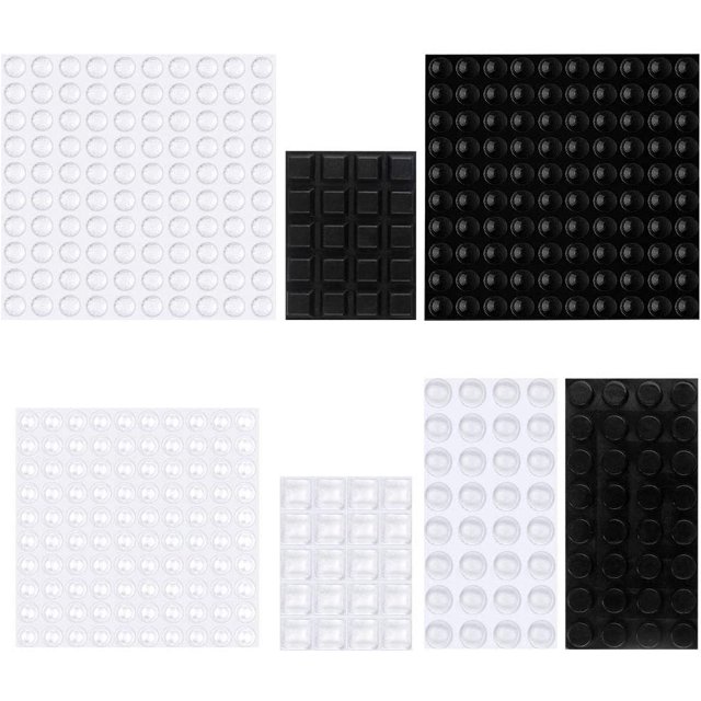 Parachoques protectores de goma, pies adhesivos antigolpes transparentes antiruido, ideal para amortiguadores amortiguadores autoadhesivos de muebles Kuyhfg Bienvenido a Kuyhfg