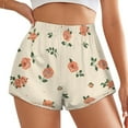 thumbnail image 2 of Women's Originals Shorts, Jersey Sports Shorts, Gym Shorts For Women, Rose Illustration, XS, Plus Size Available, 2 of 5