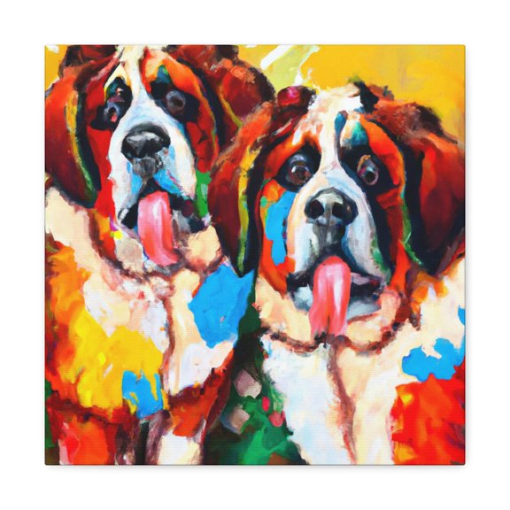 Saint Bernard in Fauvism - Canvas