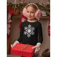 thumbnail image 2 of Tstars Boys' Christmas Snowflake Long Sleeve Shirt - Festive Holiday Gift for Kids, 2 of 6