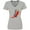 AC-Heather Grey, variant on Inktastic I'm So Hot Right Now Chili Pepper on Fire Women's V-Neck T-Shirt