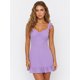 thumbnail image 4 of Vestido corto de verano para mujer, color liso, ribete de encaje, mangas acampanadas, escote en V, corte en A., 4 of 9