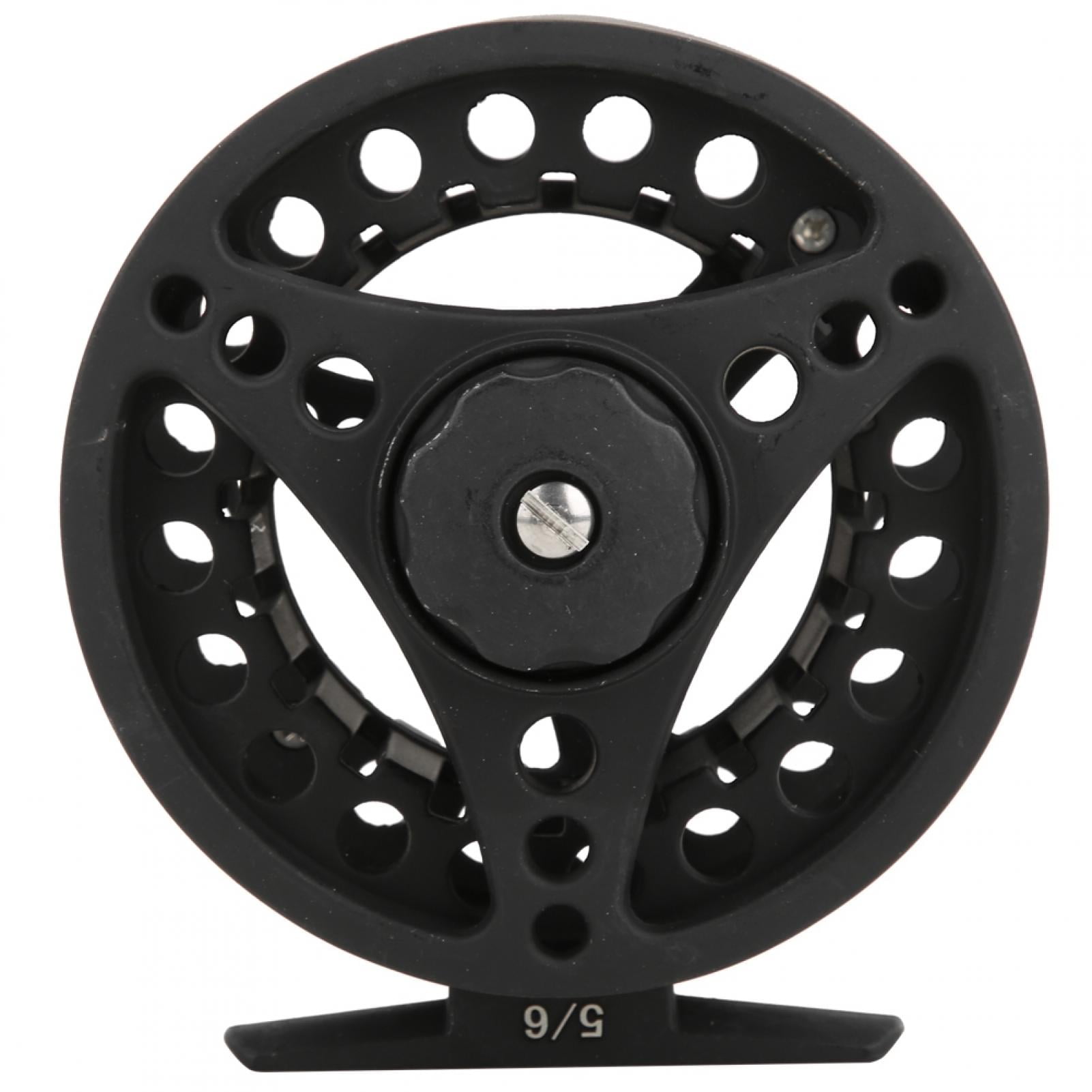 Orvunela All Metal Fly Fishing Reel 5/6 Line Weight Die Cast 2+1 Bearing Smooth Spool Tackle for Freshwater Trout Streams