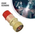 thumbnail image 3 of Brass Collets Body For Stubby Gas Lens Connector With Mesh For Tig WP-17/18/26 Torch, 3 of 9