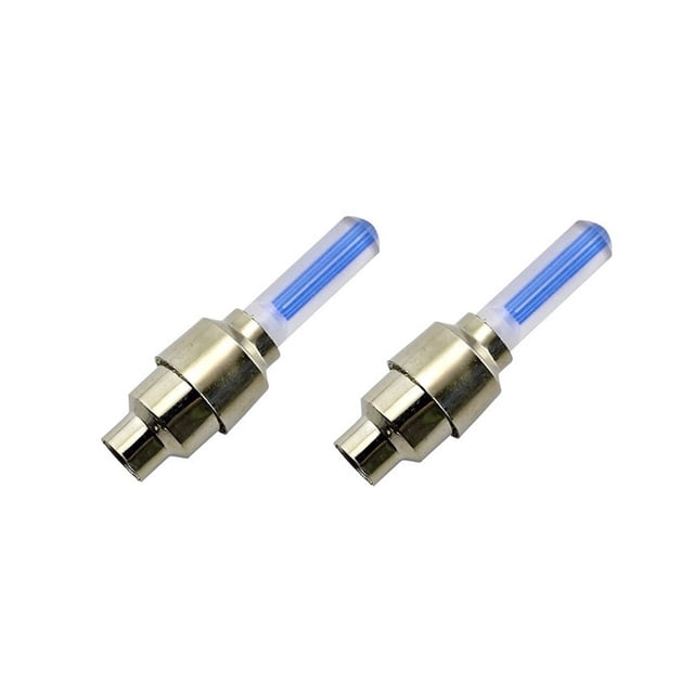 XZNGL Start Button Car Accessories Led Lights for Bike Wheels Led Wheel Lights for Cars 2Pcs Bike Car Motorcycle Wheel Tyre Valves Cap Flash Led Light Lamp Accessories Led Bike Wheel Lights