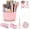 Pink, variant on Pink Office Desk Accessories, 15pcs Office Supplies 360°Pen Holder , Stapler, Staple Remover, Tape Dispenser,Tape Refills, Binder Paper Clips Kit, Scissor, Cute Desk Accessories for Women Gift Set
