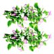 thumbnail image 1 of Cateissary 2 uds vid Artificial gloria de la mañana follaje colgante decoración del hogar planta de vid de simulación Plantas Artificiales púrpura, 1 of 6